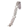 Art Deco Diamond Bracelet, Circa 1920  Platinum Geometry with 6.00ct Sparkle